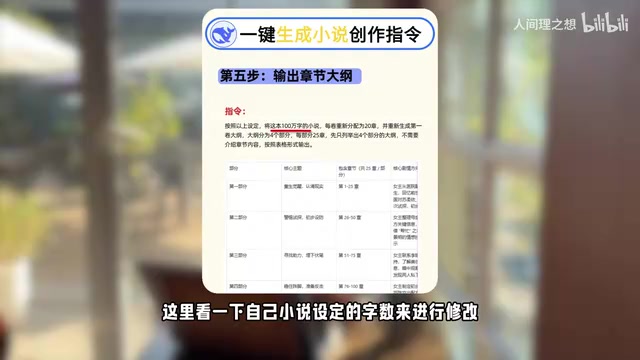 然后去输出第一卷大纲的内容