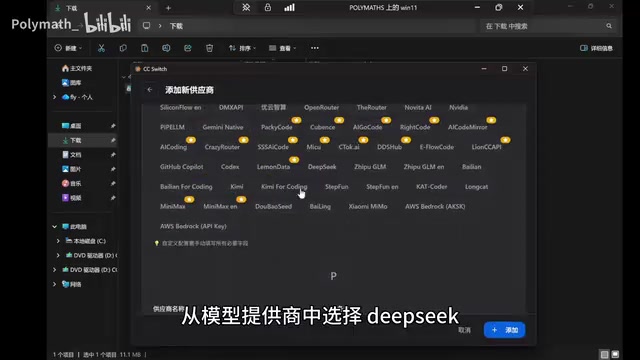 在CCSwitch中配置DeepSeek模型