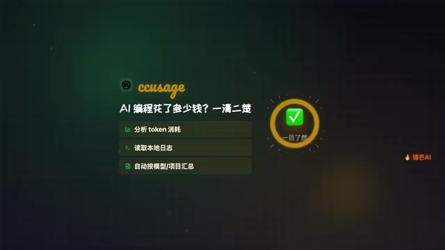 ccusage读取本地日志文件进行分析