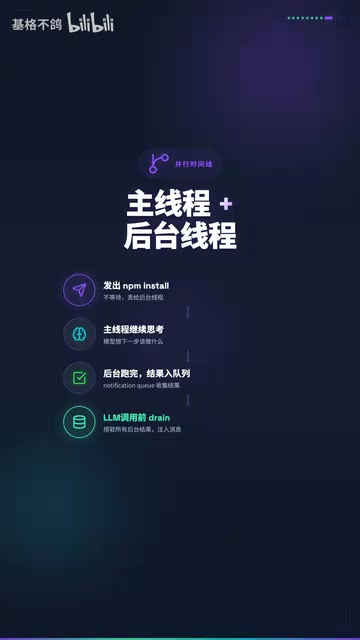 后台任务结果进入队列