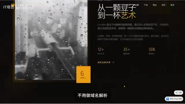 部署完成后的专属网址