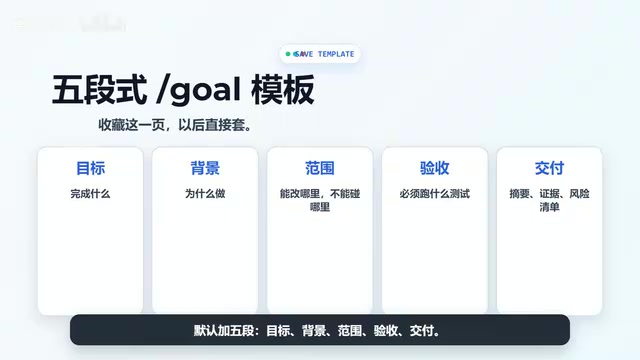 验收标准要明确