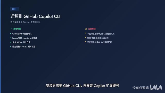 Copilot CLI的限制