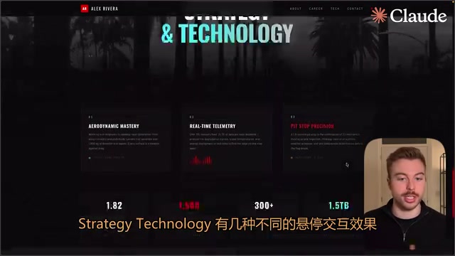 AI生成网站页面效果对比