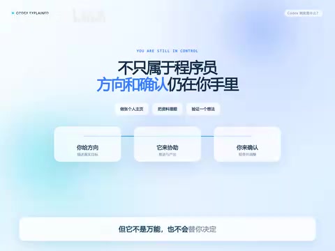 你看结果，你负责确认