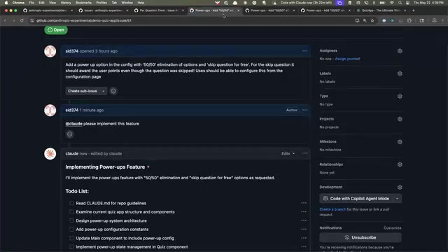 Claude GitHub Action 运行日志