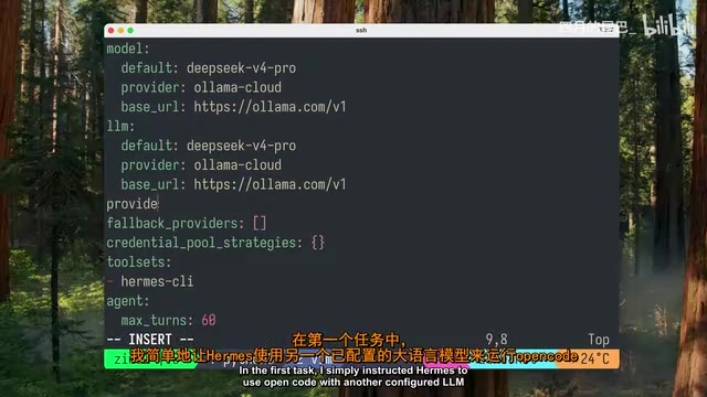 Hermes通过delegate task机制直接调用外部模型