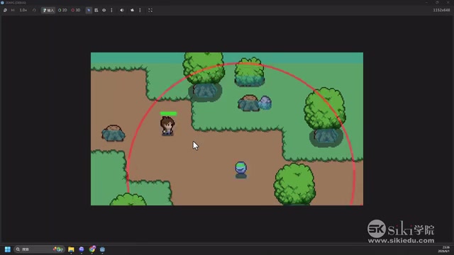 Enemy chase mechanic demo