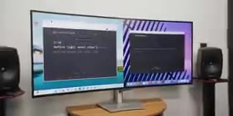 Dell 52-inch ultrawide monitor