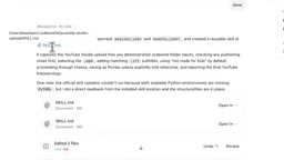 Codex learned skill structure