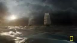 Recreation of conditions endured by enslaved people aboard slave ships