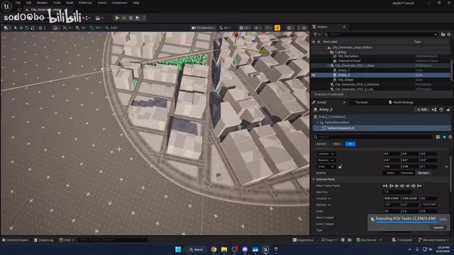 City spline controls