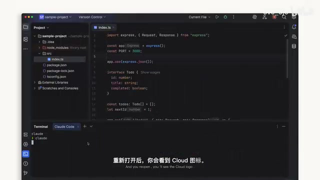 JetBrains中的Claude Code