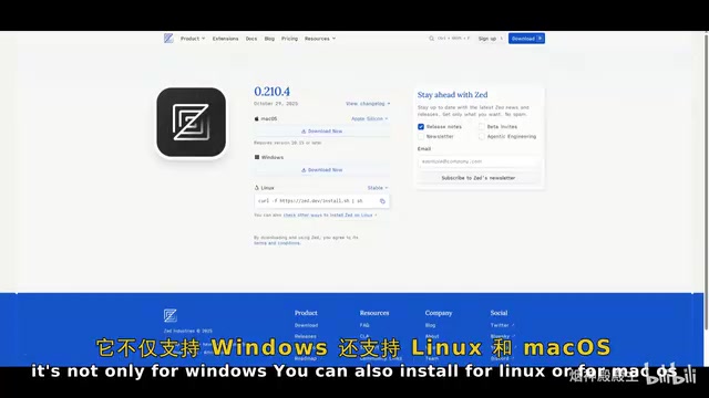 Zed Windows安装界面