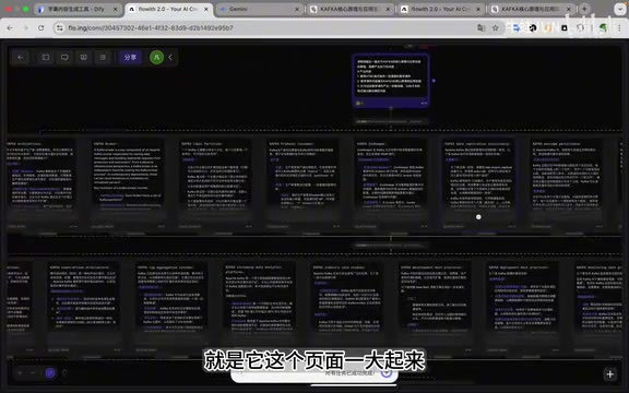 Flowith的工作流程界面