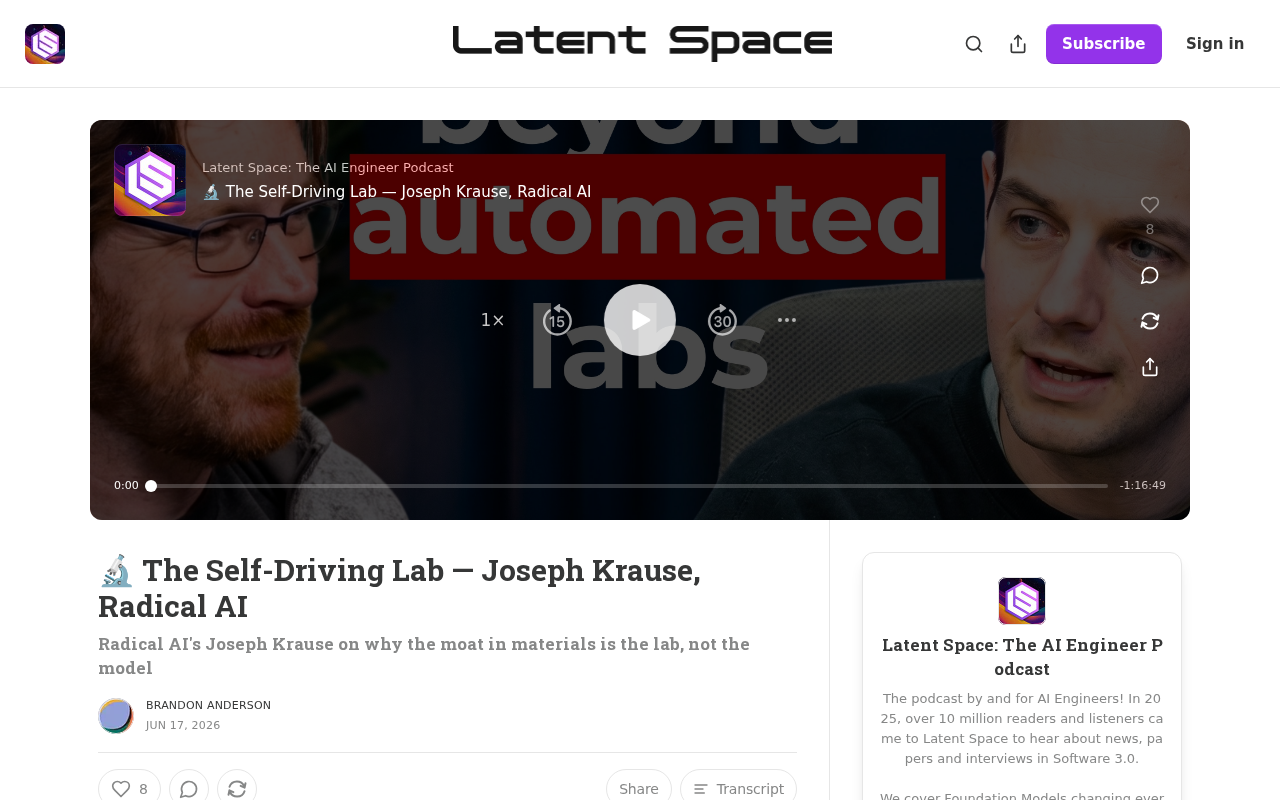 Self-Driving Labs: In AI Materials Science, the Moat Is the Lab, Not the Model