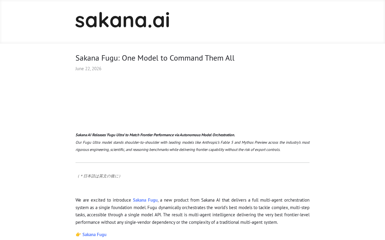 Sakana AI Releases Fugu Ultra: How Model Orchestration Achieves Frontier AI Performance