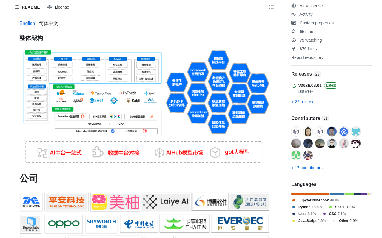github source: tencentmusic/cube-studio: cube studio开源云原生一站式机器学习/深度学习/大模型AI平台，mlops算法链路全流程，算力租赁平台，notebook在线开发，拖拉拽任