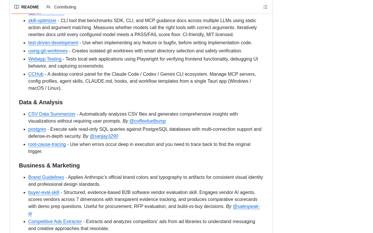 github source: Prat011/awesome-llm-skills: A curated list of awesome LLM and AI Agent Skills, resources and tools f