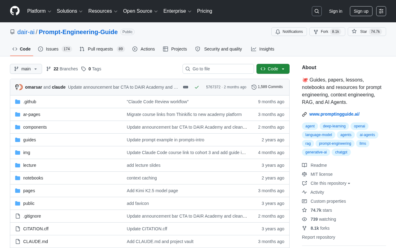GitHub 7万星:提示工程、RAG与AI Agent最全开源学习指南