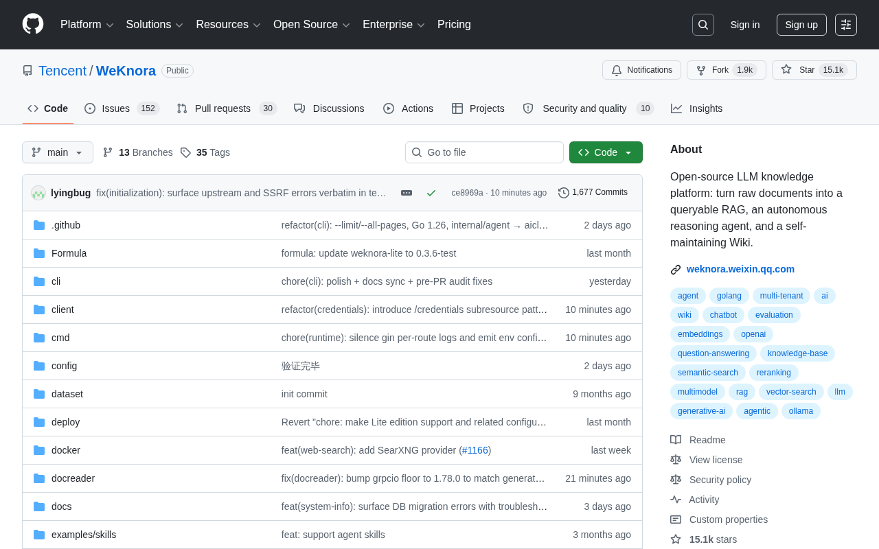 Deep Dive into Tencent's Open-Source WeKnora: An All-in-One Knowledge Platform with RAG + Agent + Wiki