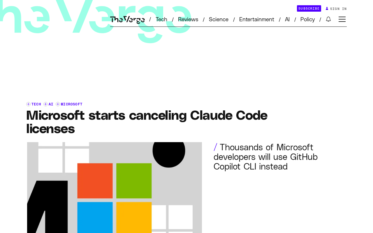 微软取消Claude Code许可证:AI编程工具战略博弈内幕