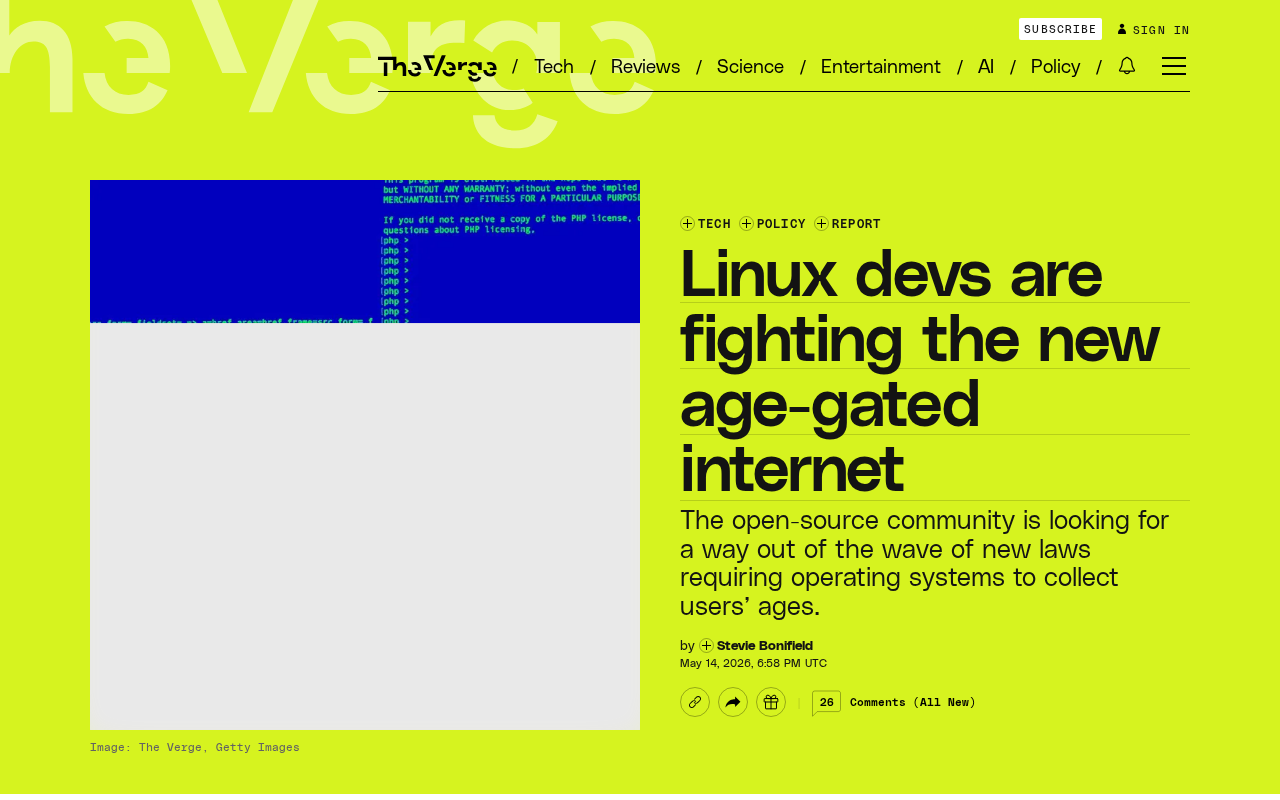 Linux开发者为何抵制操作系统级年龄验证?科罗拉多法案引发开源社区反弹