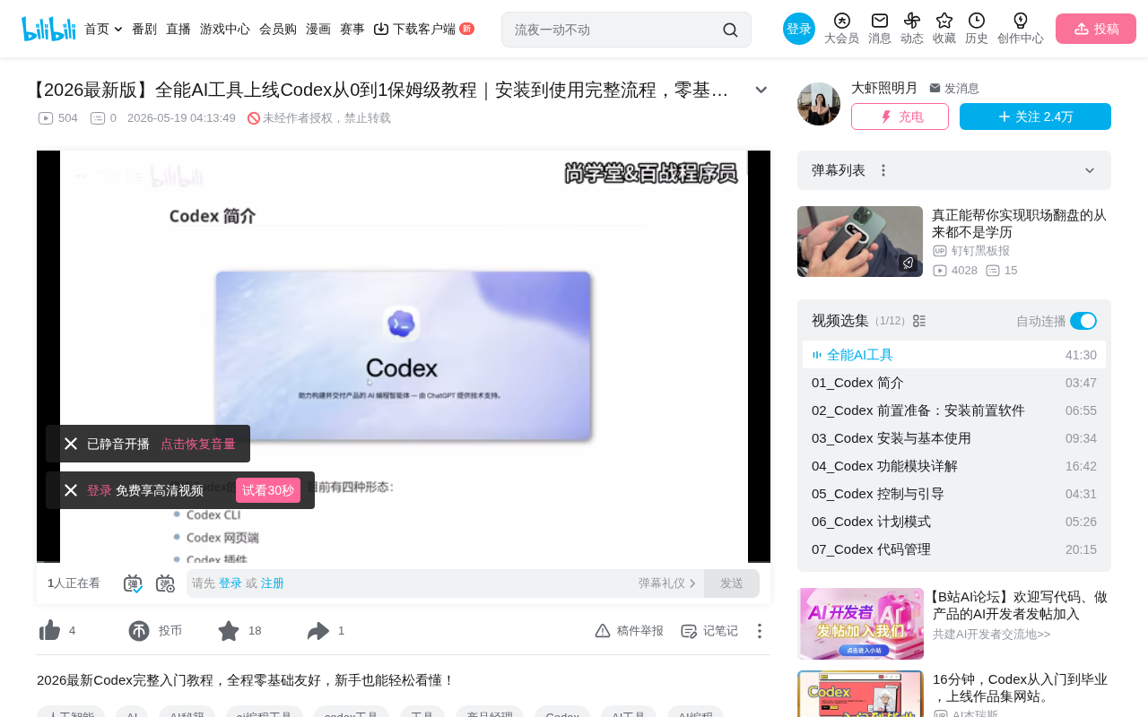 Codex教程封面
