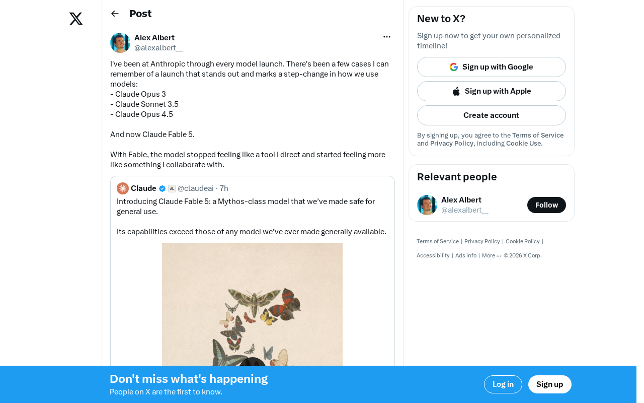 An Anthropic Employee's Firsthand Account: How Claude Fable 5 Evolved from Tool to Collaborative Partner