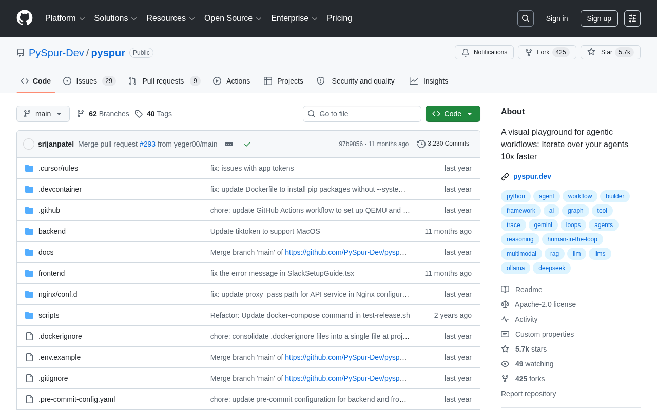PySpur: A Deep Dive into the Open-Source Visual AI Agent Workflow Development Platform