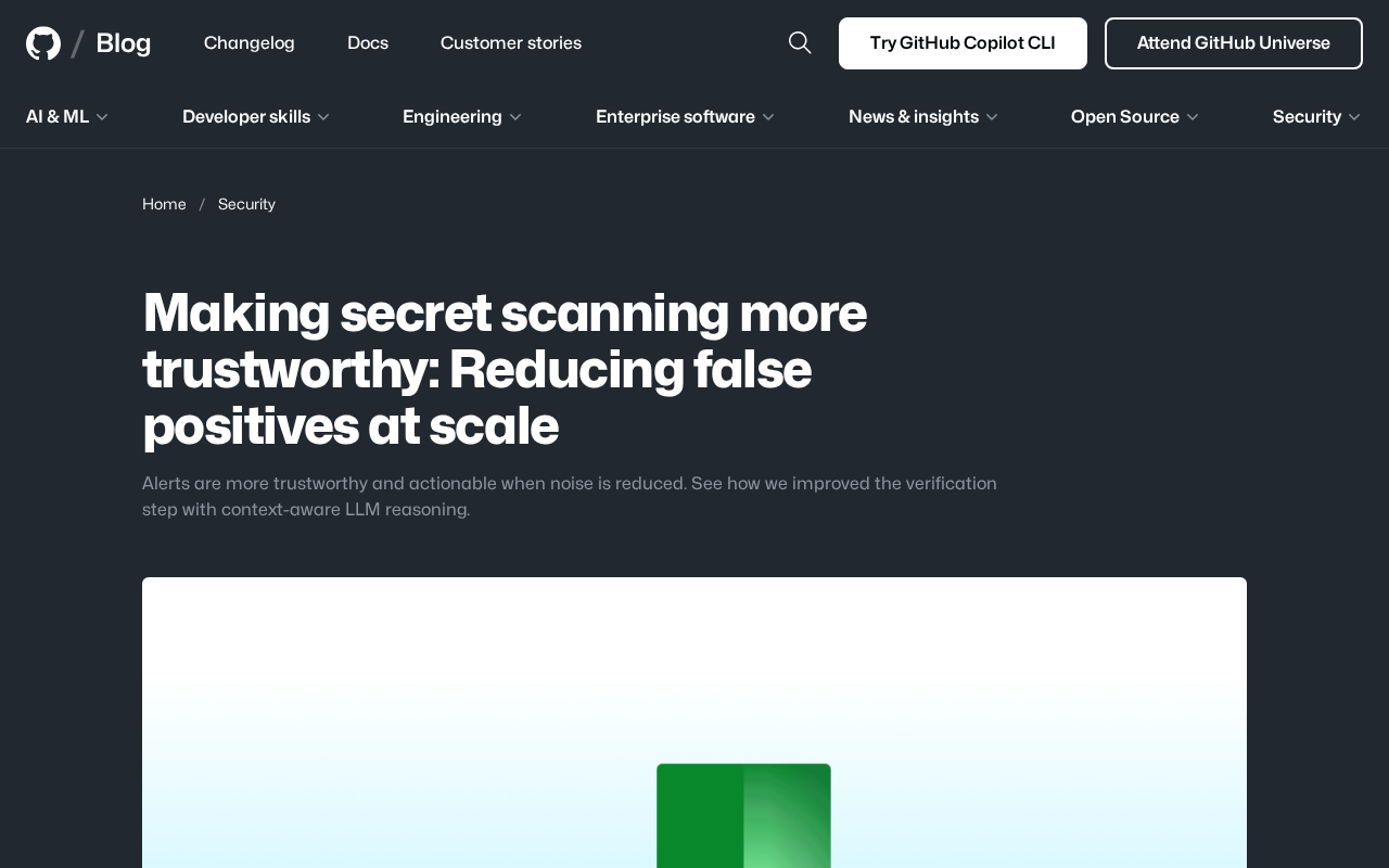 GitHub Uses LLM Reasoning to Reduce Secret Scanning False Positives: AI-Driven DevSecOps in Practice
