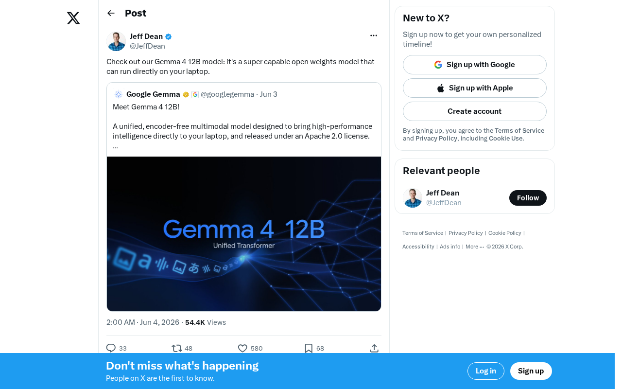 Gemma 4 12B: Google's Open-Weight Model Runs Locally on Your Laptop