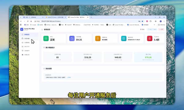 System automatically matches users with dedicated official Pro Plan accounts