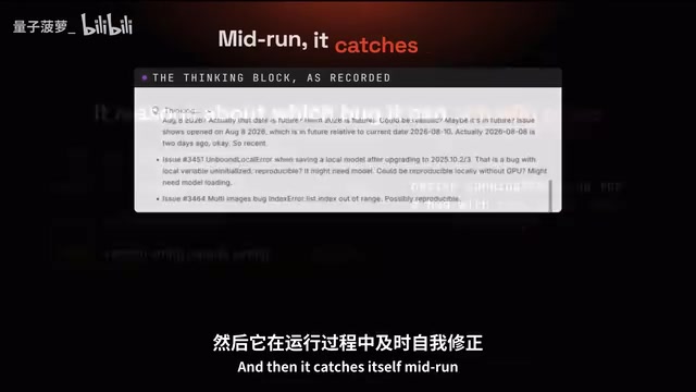 模型的自我纠正推理过程