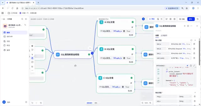 Dify Multi-Model Parallel SQL Generation Workflow Design