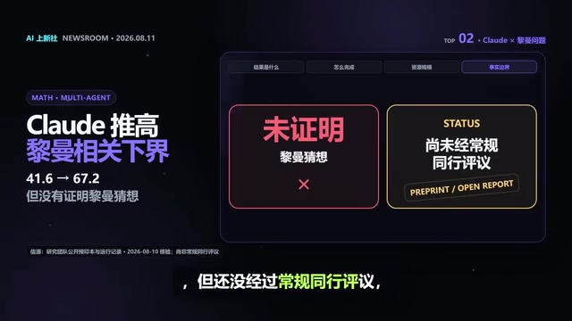 更不能说黎曼猜想已被证明