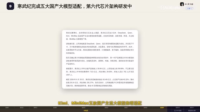 五款国产主流大模型推理适配