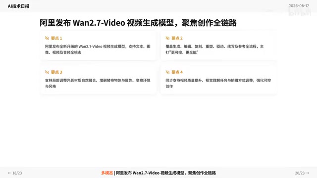 覆盖生成编辑等全链路