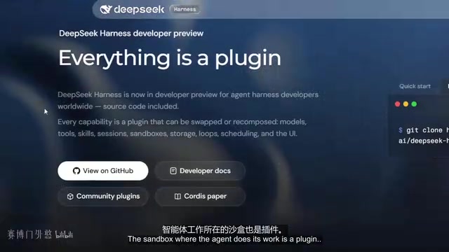 DeepSeek Harness深度解析:一切皆插件的AI智能体框架
