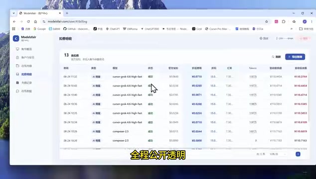 每一笔费用都可精准对账