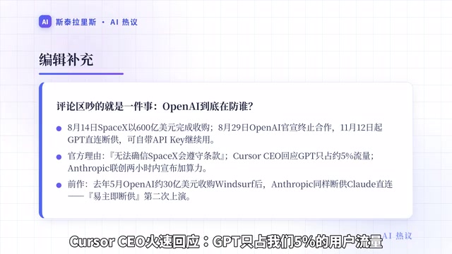 继续增加算力支持Cursor里的Claude
