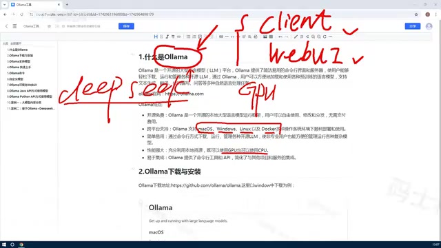 通过 Ollama 管理部署模型