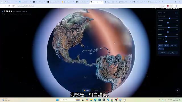 3D Earth Visualization Project