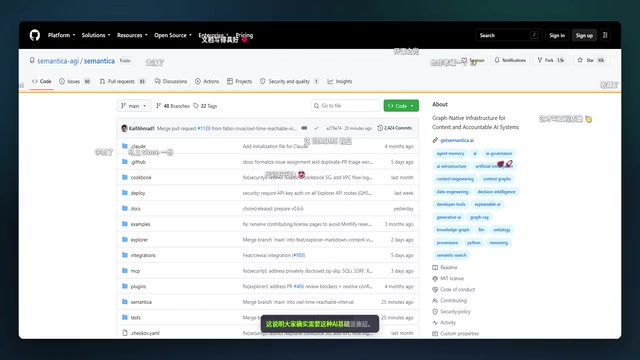 Semantica positions itself as the open-source Palantir for AI Agents