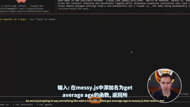 Hook auto-formatting demo