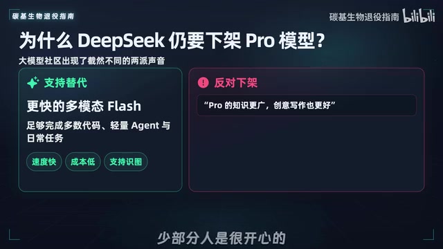 大模型社区对DeepSeek Pro下线的讨论