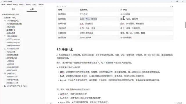 AI评估的指标与对象关系