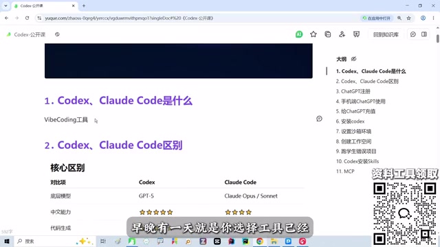 Codex 与工具选择