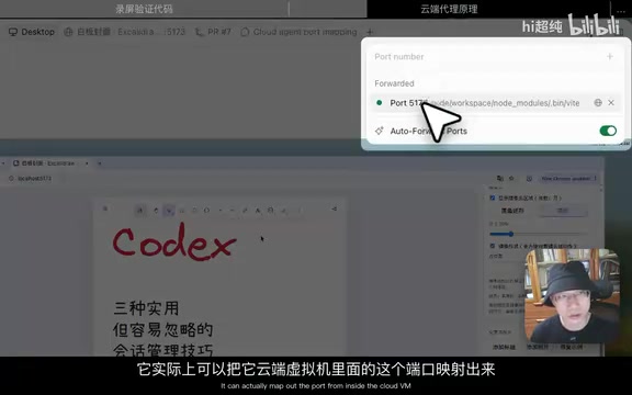 内置浏览器面板中直接测试