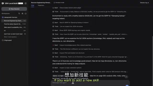 DeepSeek 支持模块化添加各类新功能与技能